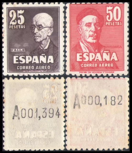 España Spain 1015/16 1947 Falla y Zuloaga MNH
