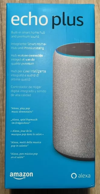 Amazon Echo Plus / 2. Gen. / Sprachgesteuerter Smart Assistant - Grau / Defekt ?