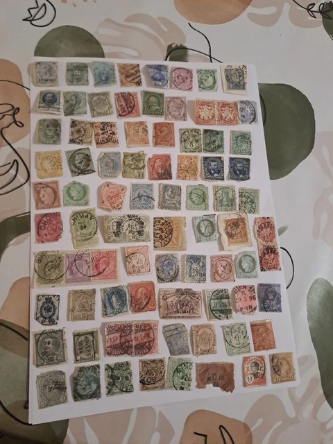 Collection Rare Et Ancien Lot De 81 Timbres
