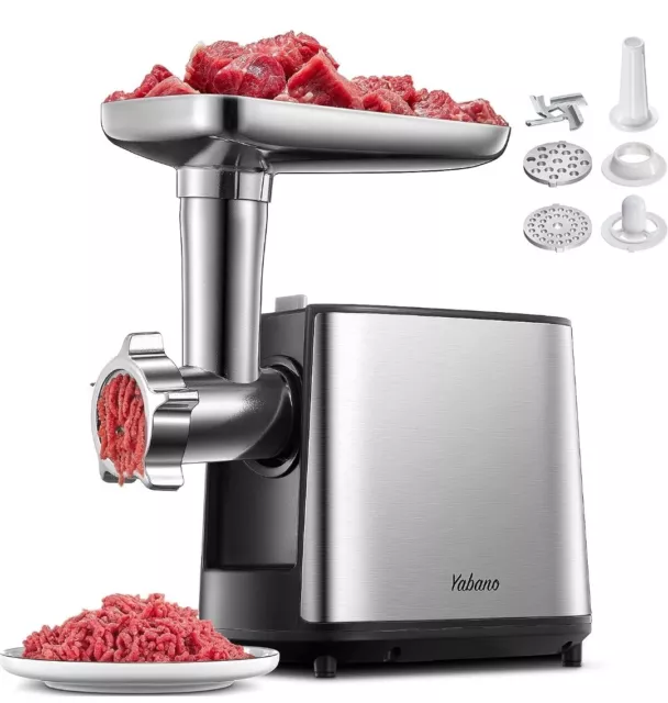Electric Meat Grinder Heavy Duty Meat Mincer, Sausage Stuffer Maker and KubbeKit