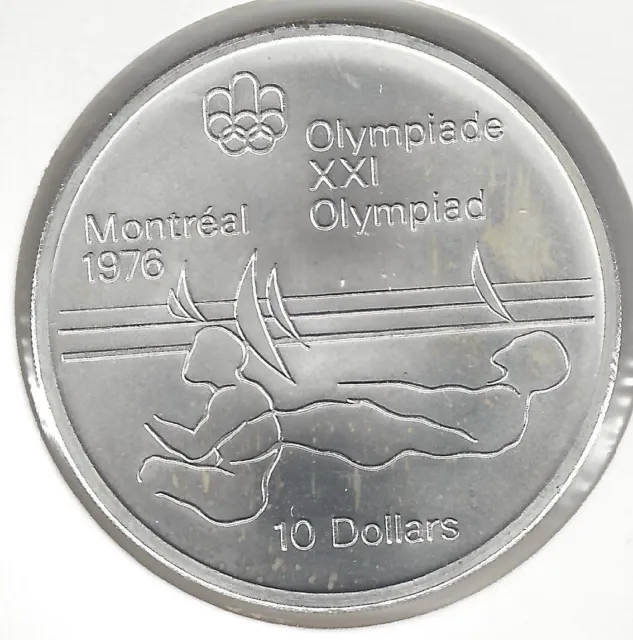 Canada 10 Dollars 1975 Olympic Games Sup/Nc W 104 2