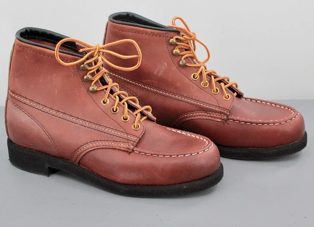 Vtg NOS Mason Shoes Boots 9 1/2 D 985 Would Use For Display Vintage 60s Mason Shoes Brown Leather Western Cowboy  main image 4