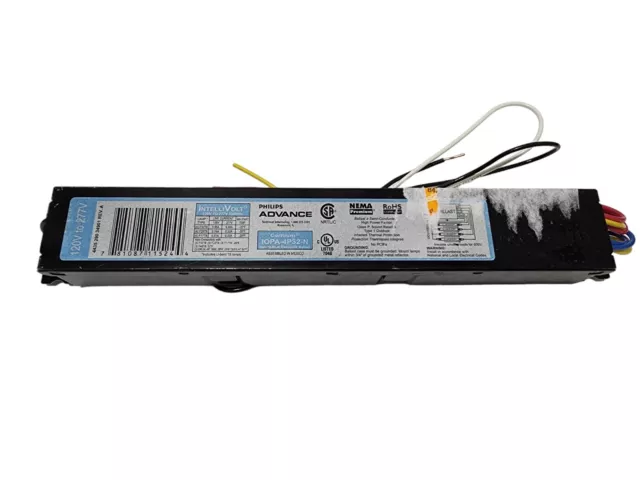 Philips Advance Optanium T8 Fluorescent Replacement Ballast IOPA4P32N IOPA-4P32-