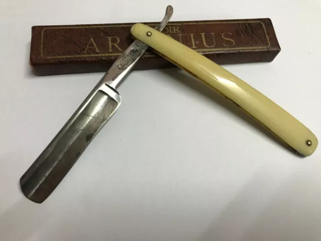 rasoir Coupe Choux straight razor des années 30 David Issard Barbe Dure