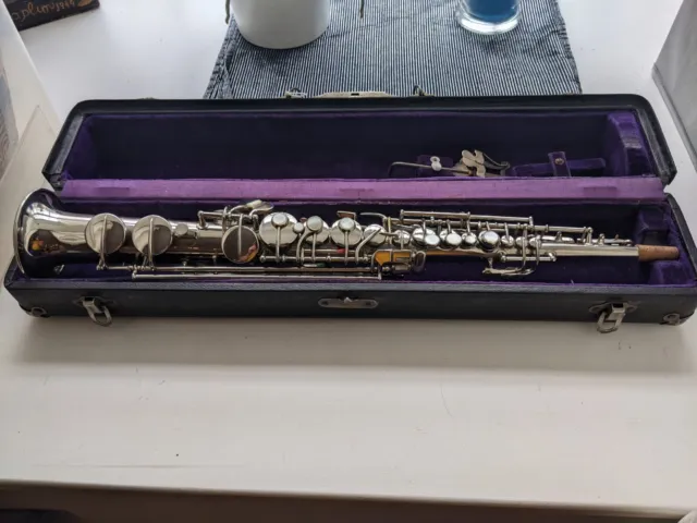 Very Rare CG Conn Soprano Saxophone in C Not the usual Bb
