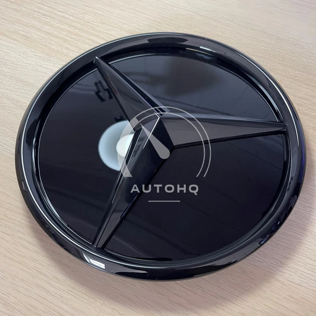 MERCEDES BENZ BLACK Front Grill Star Emblem Badge X253 W166 201319 Glc