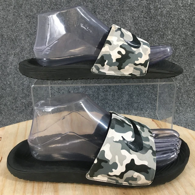 mens camo nike slides