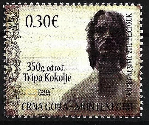 Montenegro - 350° compleanno di Tripa Kokolje nuovo di zecca 2011 Michel 258