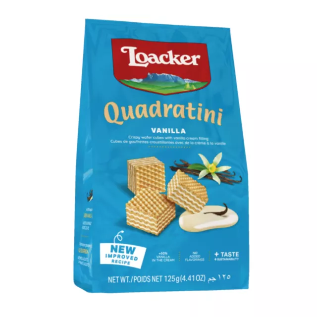 Loacker Quadratini Vanille Waffelschnitten Dans Forme de Cube