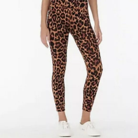 J. Crew Weekend Size Small High Rise 7/8 Leggings Animal Print