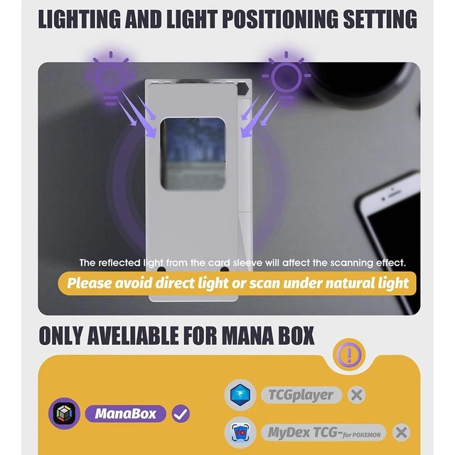 TCG ScanBox - schnelles Scannen von Pokémon | Lorcana Karten