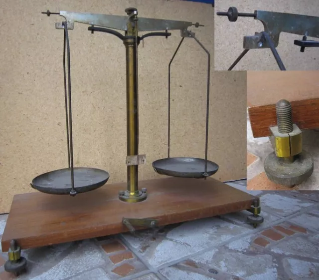 Antik Waage Apothekerwaage Präzisionswaage 1950er J. Labor-/ Chemikerwaage DEKO