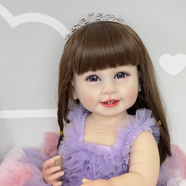 22 inch Reborn Doll Full Body Waterproof Newborn Girl Doll Anatomically Correct
