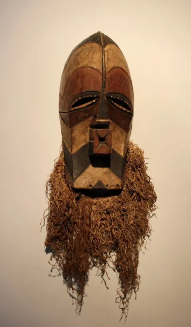 CONGO old african "kifwebe" mask SONGYE ancien masque d'afrique africa maske