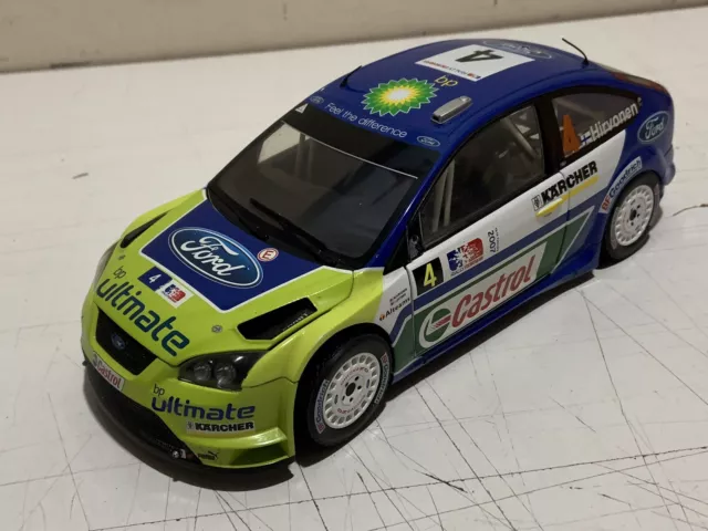 1:18 Scale Ford Focus WRC Castrol-BP Ultimate Winner Norway 2007 #4 Hirvonen