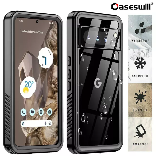 For Google Pixel 8A 8 7A 6A Pro Case Full-Body Shockproof Waterproof Phone Cover