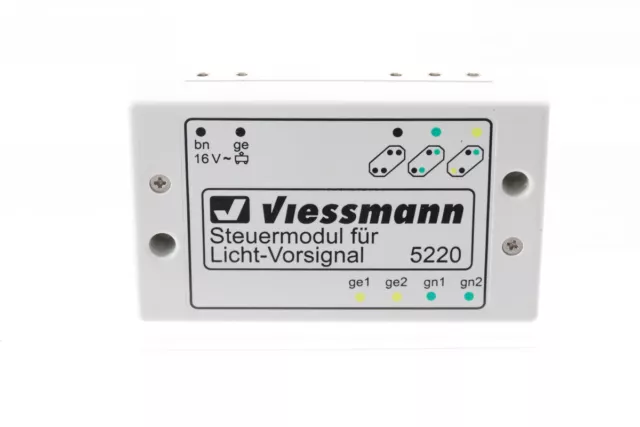 H0 Viessmann 5220 Steuermodul für Lichtsignal Vorsignal Modul für Signal /M7