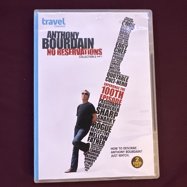 Anthony Bourdain No Reservations  Collection 6 Part 2 DVD 2 Disc Rare OOP