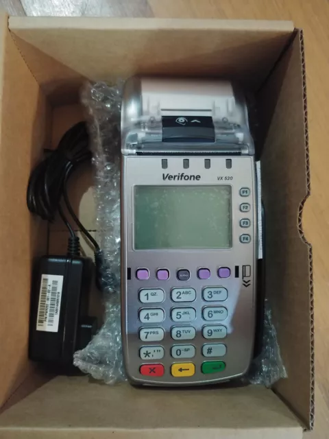 VeriFone Vx520 Dualcom EMV/CTLS/NFC 64MB *UNLOCKED*  MPN:M252-653-AD-NAA-3