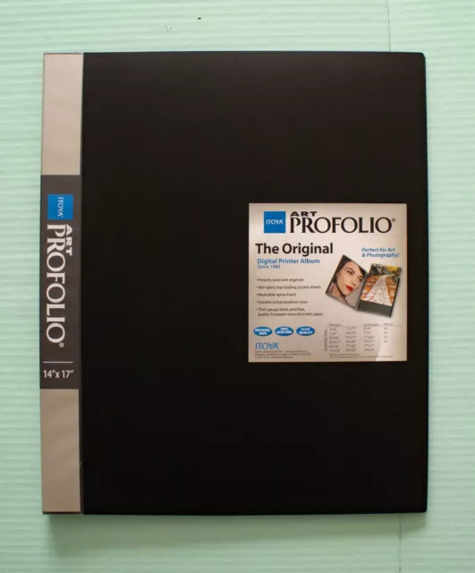 Itoya 14x17 Black Art Portfolio - Plastic