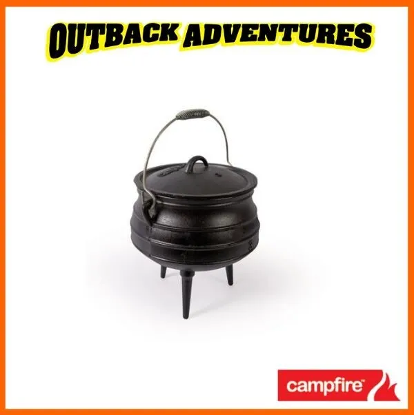 Campfire 8L Cast Iron Potjie Pot