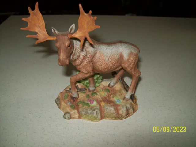 Vintage Lenox King of the Woods "Moose” Porcelain Figurine 2003