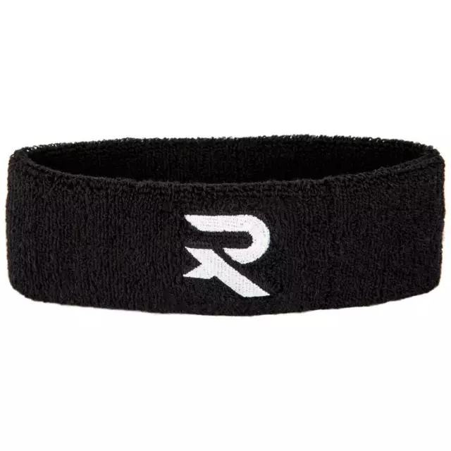 Sport Head Band Sweatband Black Stretch Cotton Squash Tennis Hair Fitness Raquex