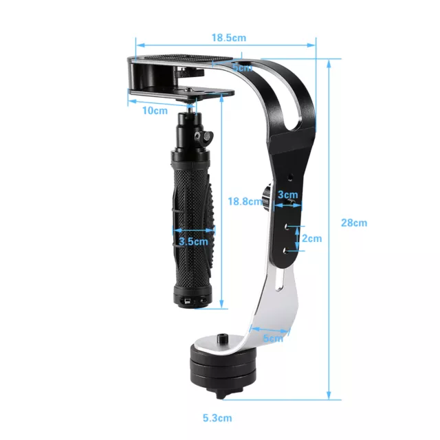 Handheld Stabilizer Steadicam Steadycam For GoPro Camera DV Video DSLR SLR AU 2