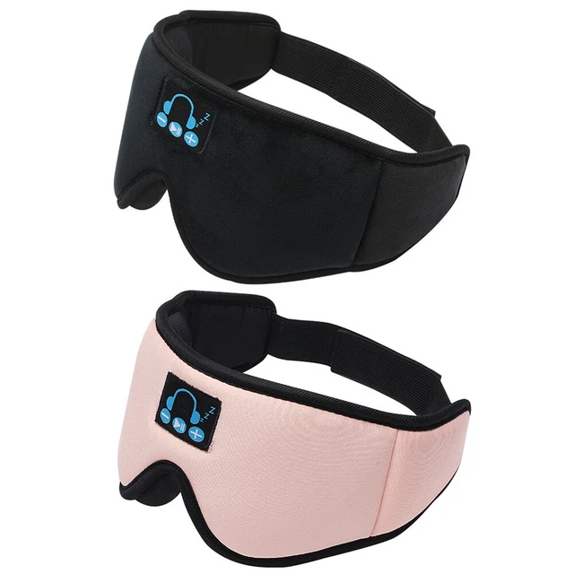 Stereo Music Earphone Comfortable 3D Sleep Eye Mask Cover for Side Sleepers
