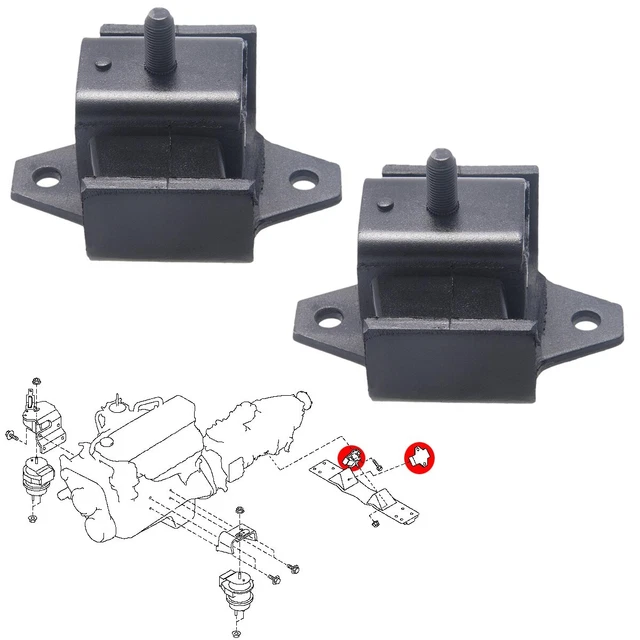 Supporto Motore Posteriore FEBEST MZM-CX9RR Per Mazda CX-7, CX-9, CX-5 | Ricambio OE TD113480XA TD1139040C