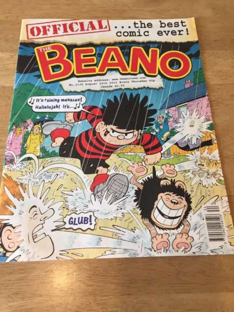 The Beano Comic No. 3136 24th August 2002 24/08/02