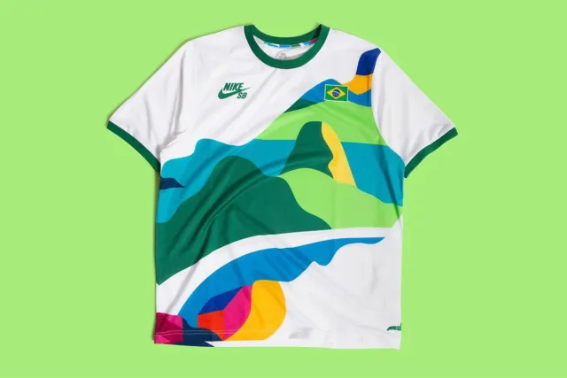 Nike SB X Parra Brazil Skate Crew Jersey | NEW WITH TAGS | SIZE M