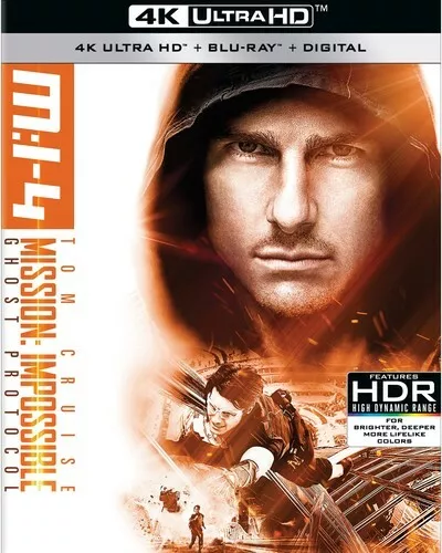 Mission: Impossible Ghost Protocol [Blu-ray], DVD 4K
