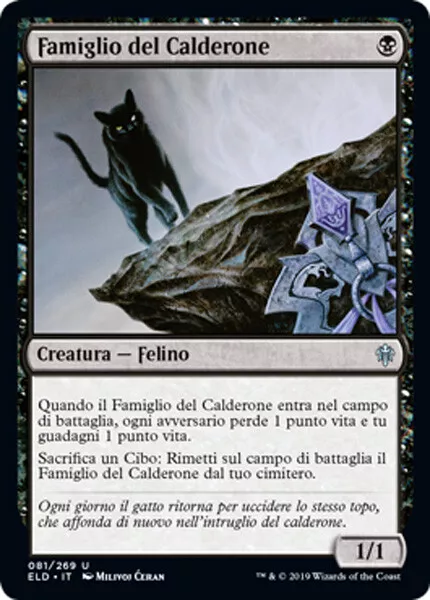 Mtg Cauldron Familiar Exc - Famiglio Del Calderone - Eld - Magic