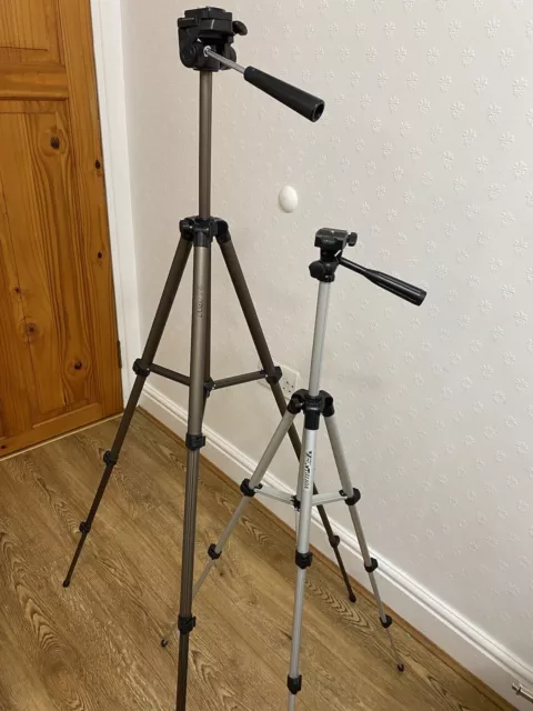 HAMA STAR 75 TRIPOD WITH 3D TILT HEAD 1.25m + VF Camera Tripod 1m