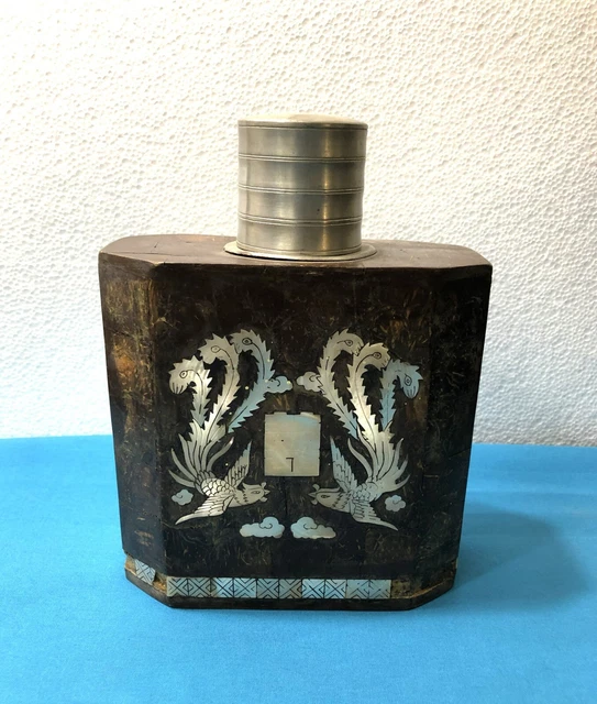 Boîte En étain Vintage Cigares IN-B-TWEEN - Années 1920 - Publicité Collection Dorée/noire