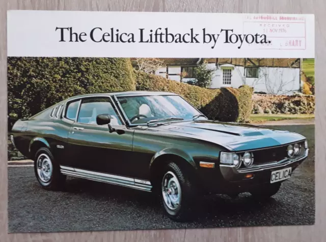 Toyota Celica Liftback Brochure 1976 - 2000 ST GT