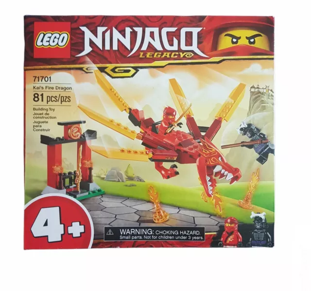 LEGO Kai's Fire Dragon Ninjago Legacy  71701 Unopened 81 Pieces Age 4+  2020