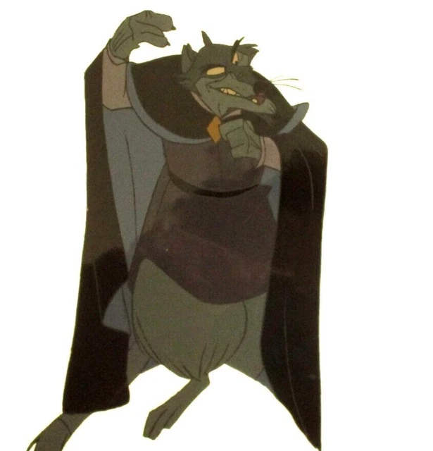 SECRET OF NIMH 1982 JENNER rat mouse DON BLUTH Original animation Production CEL 2