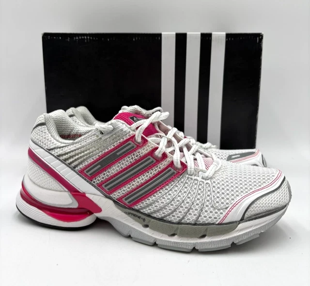 adidas gazelle silver green womens adidas Adistar Control 5 (Black/Pink/Metallic Silver) 10.5 main image 0