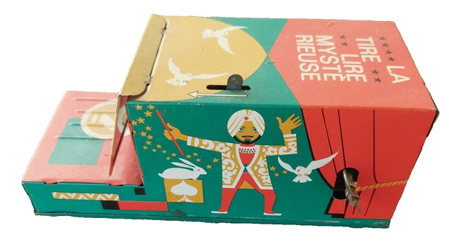 LA TIRE LIRE mystérieuse, 1950, marque Joustra, wind-up mechanical toy, vintage EUR 97,20