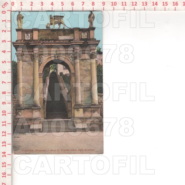 A9678 Vicenza 1908 Arco Trionfo Delle Scalette