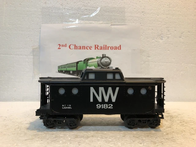 O Scale Trains Lionel Norfolk Western Illuminated Port Hole Caboose 9182