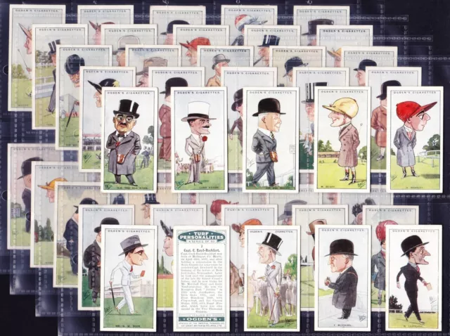 Ogdens TURF PERSONALITIES 1929 Set Of 50 *Good Condition*