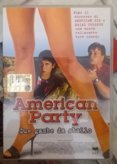 AMERICAN PARTY  Due gambe da sballo  2004  commedia  dvd COME NUOVO!