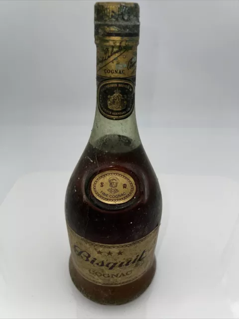 Bisquit Cognac 0,7l Duboughe Jarnac France ca. 1970er ungeöffnet 3Sterne