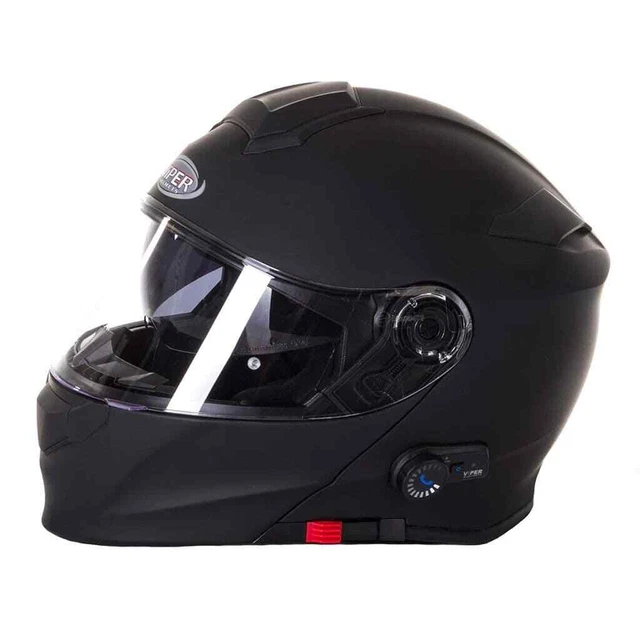 BAUTI Casco Moto Modulare Bluetooth Casco Moto Integrato Con Doppia Visiera Parasole HD Flip Type Casco Certificato Dot Ece Bluetooth Integrato Risposta Automatica Fuoristrada 8 59501748