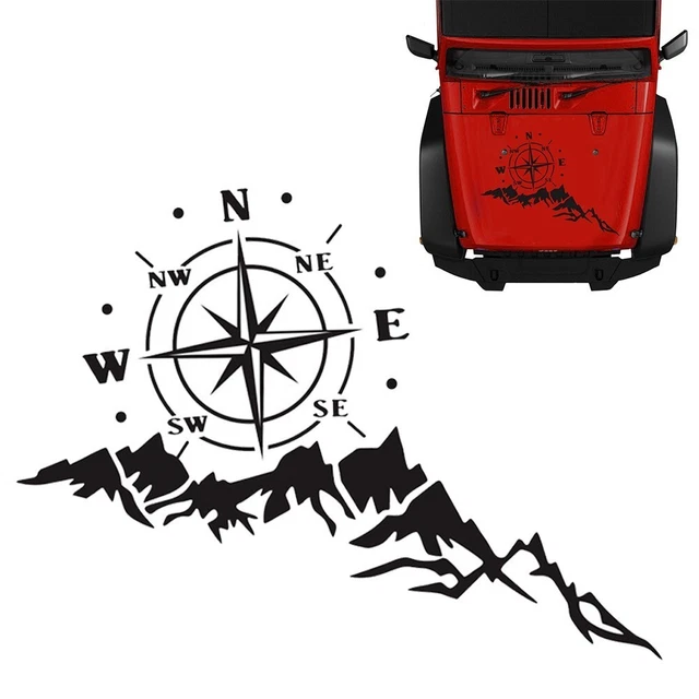 Accessori Adesivo Auto Lato Camion Vinile 65cm 35cm Auto Nero Corpo Adesivi