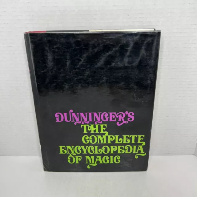 DUNNINGER'S COMPLETE ENCYCLOPEDIA OF MAGIC by Joseph Dunninger 1st Ed 1967 HC/DJ