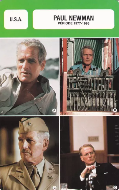 Fiche Cinéma - Acteurs - PAUL NEWMAN (1977-93)